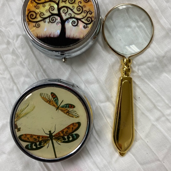 Gift Set Magnifying Glass Trinket Boxes - Picture 2 of 4